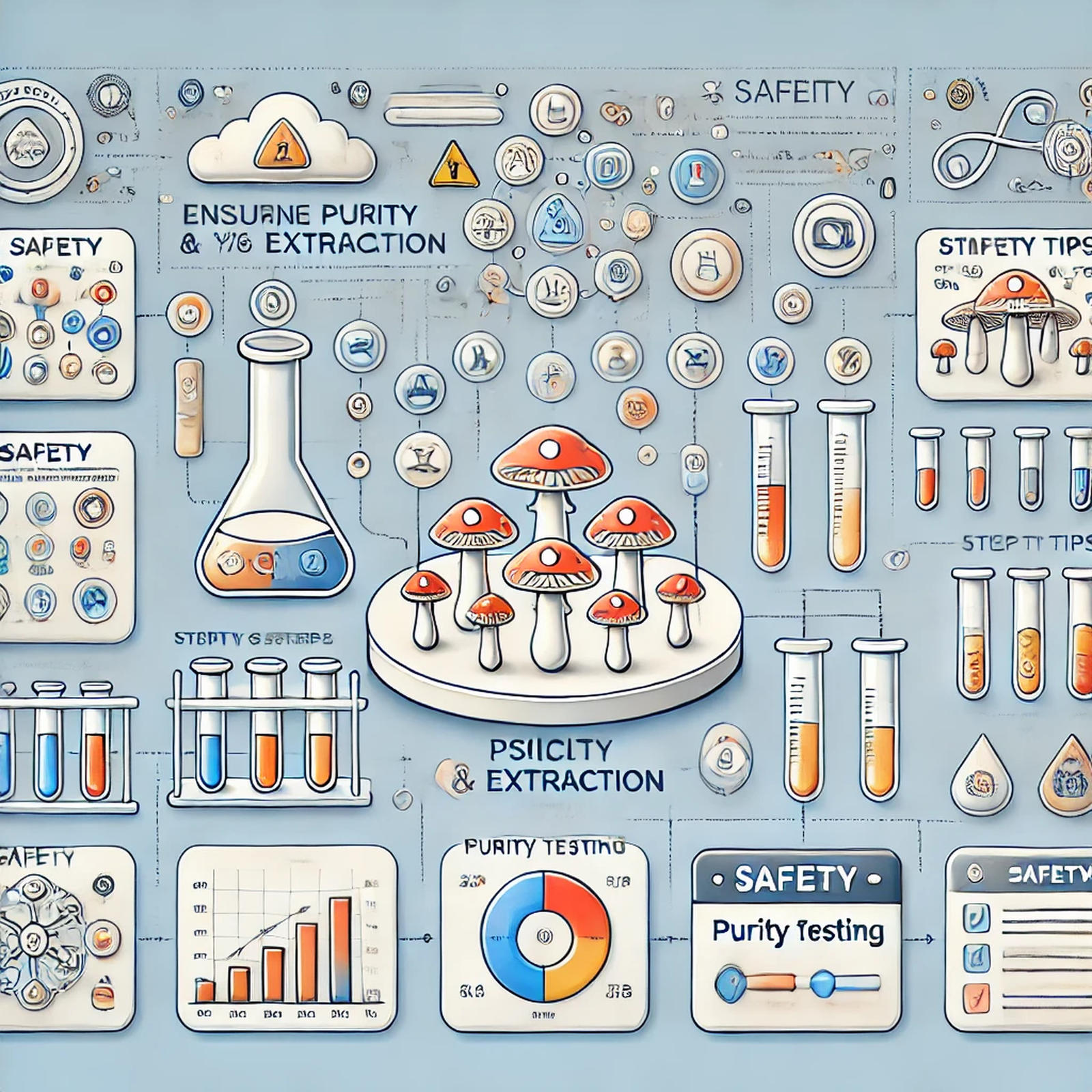 Ensuring purity and safety in psilocybin extraction, exploring safety measures, purity checks, and where to buy magic mushrooms online. Learn about ensuring purity in psilocybin extraction in Canada.