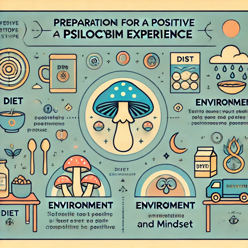 Preparation tips for a positive psilocybin experience, exploring pre-trip rituals, readiness, and where to buy magic mushrooms online. Learn about preparation for magic mushroom use in Canada.