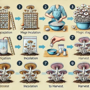 Step-by-step guide to cultivating magic mushrooms in Canada, exploring cultivation steps, techniques, and where to buy magic mushrooms legally. Learn about cultivating magic mushrooms in Canada.