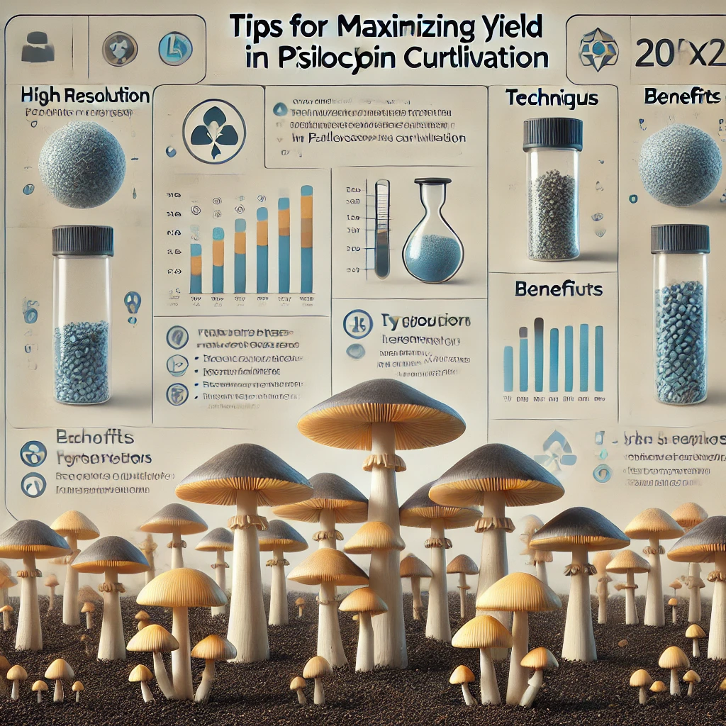 Tips for maximizing yield in psilocybin cultivation, exploring production tips, techniques, and where to buy magic mushrooms in Toronto. Learn about maximizing yield in psilocybin cultivation in Canada.