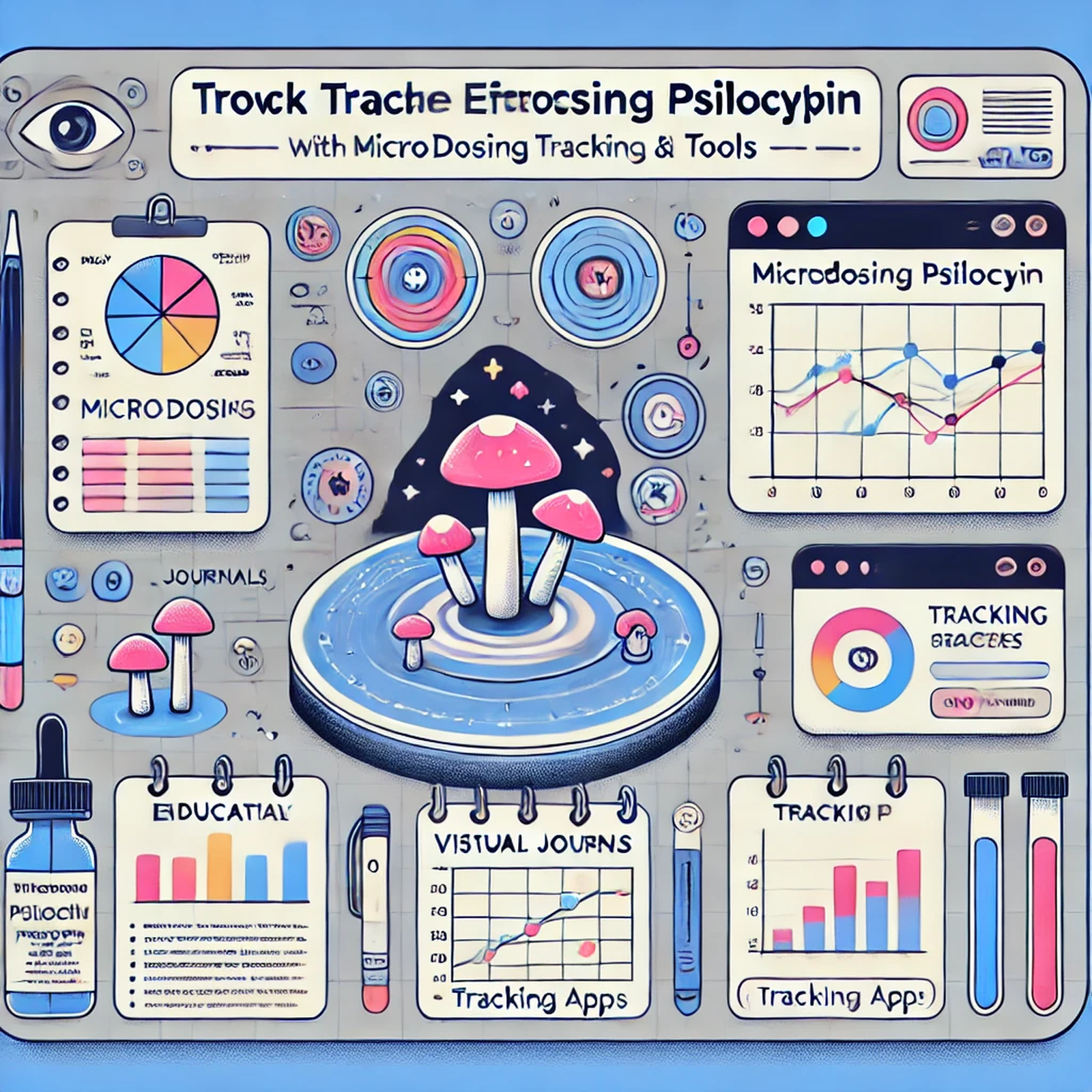 Tracking the effects of microdosing psilocybin, exploring monitoring methods, benefits, and where to buy magic mushrooms online. Learn about tracking effects of microdosing psilocybin in Canada.